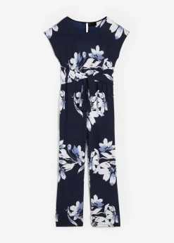 bonprix bonprix Mono con cordón azul marino / blanco con flores Clearance