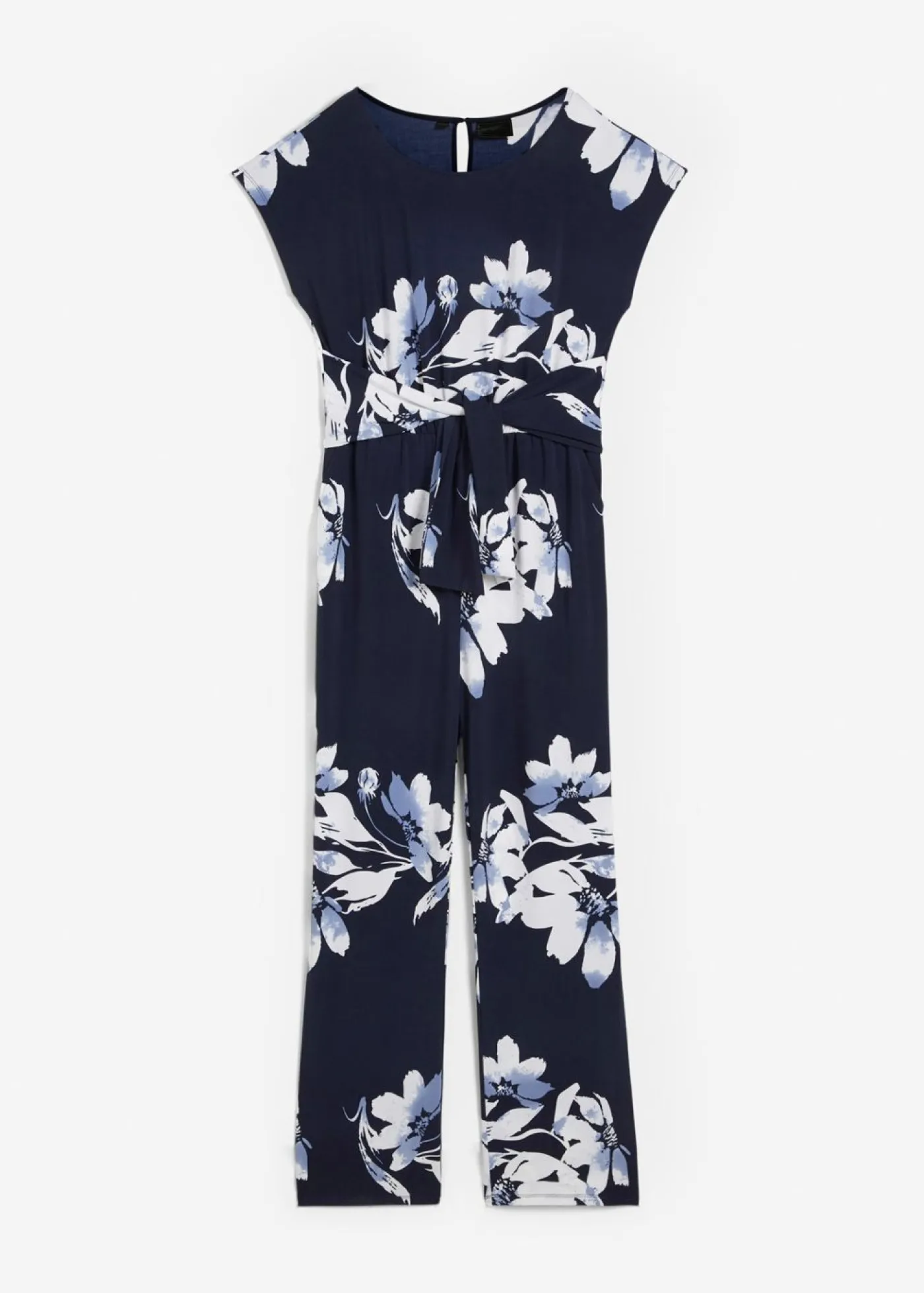 bonprix bonprix Mono con cordón azul marino / blanco con flores Clearance