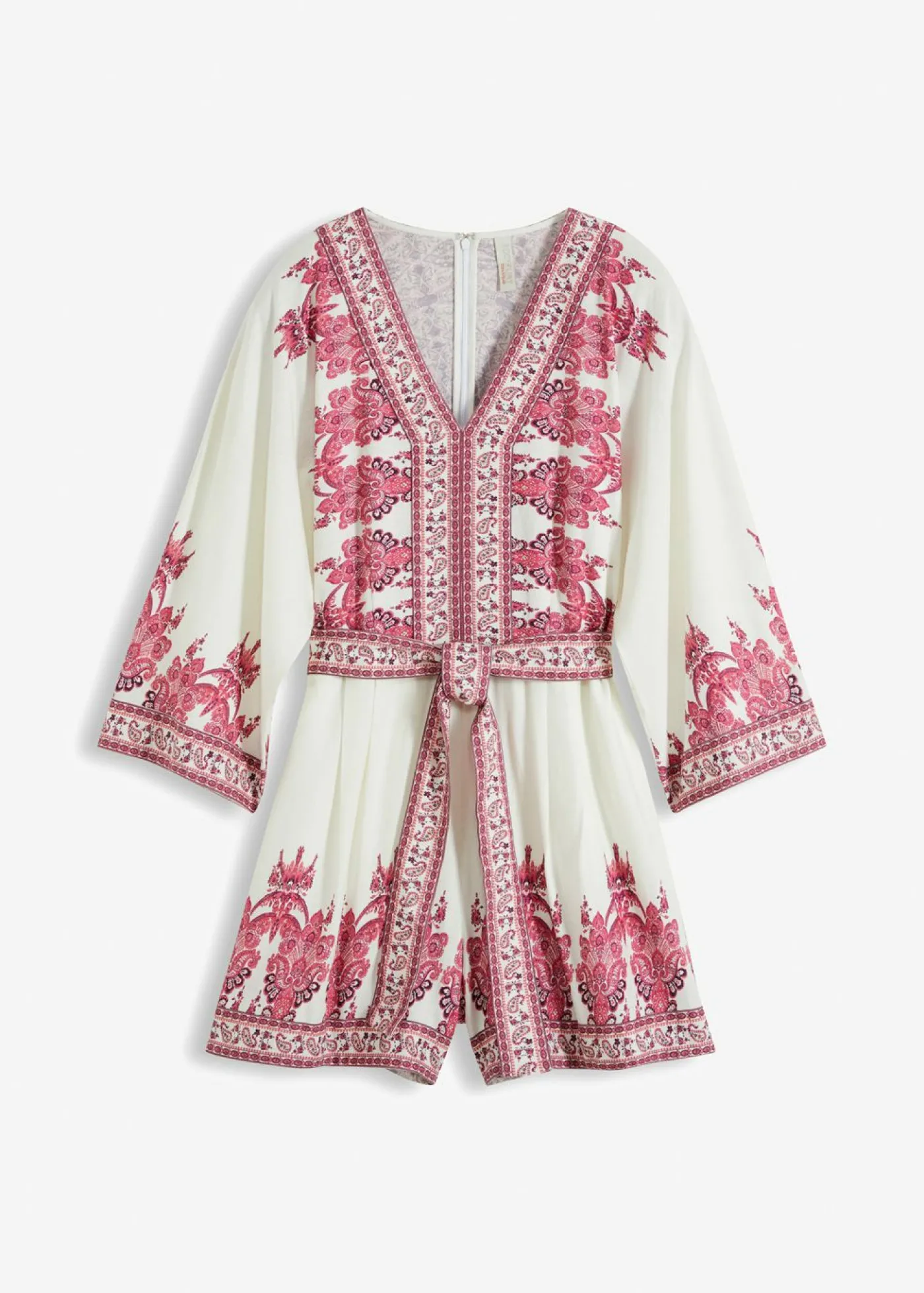 bonprix bonprix Mono con lino piel/rosa caliente Outlet