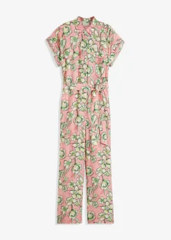 bonprix bonprix Mono de mezcla de viscosa fluida rosa pálido New