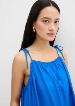 bonprix bonprix Mono de mezcla ligera de lino y viscosa Azur Outlet