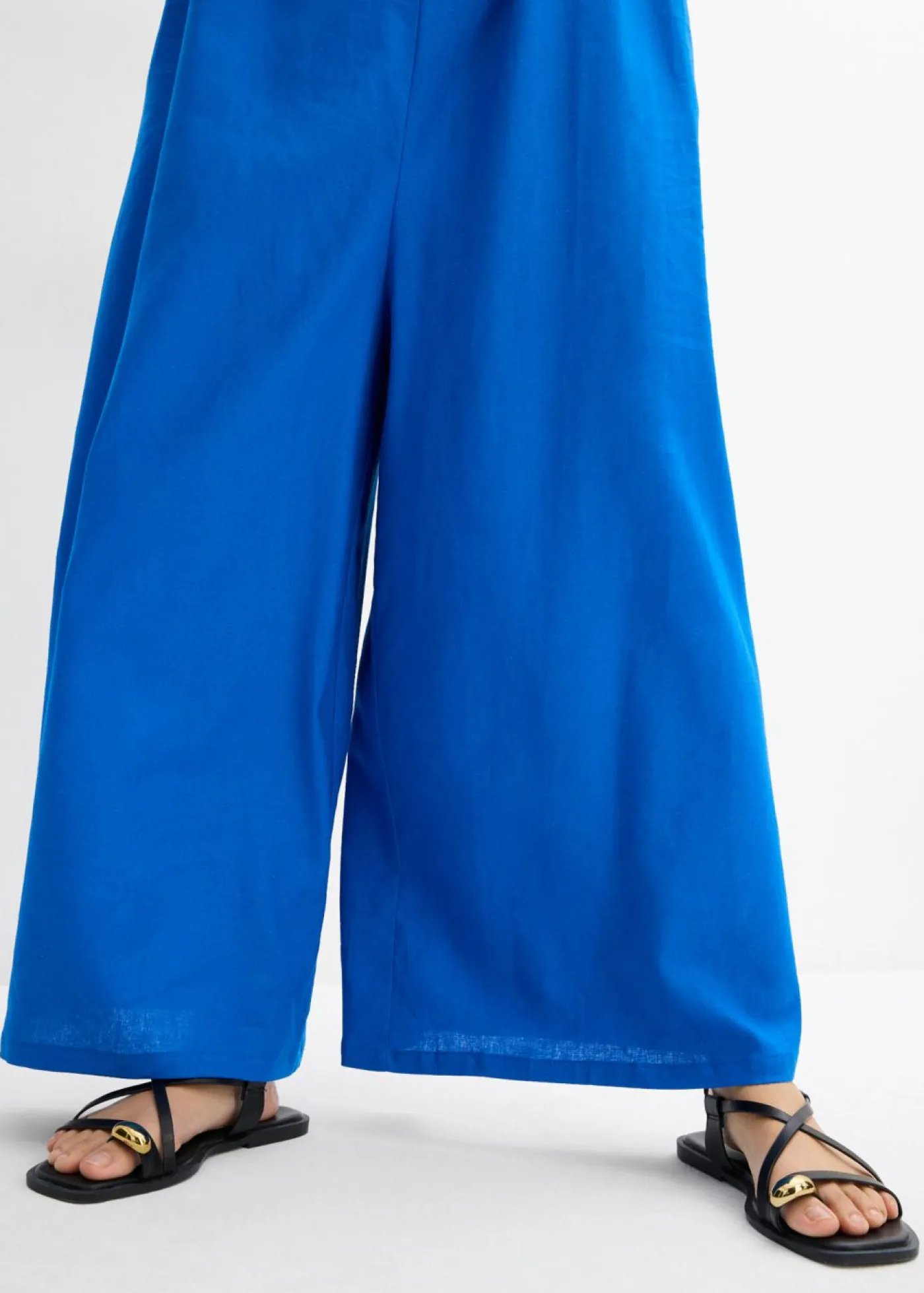 bonprix bonprix Mono de mezcla ligera de lino y viscosa Azur Outlet