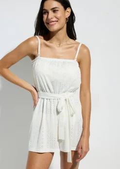 bonprix bonprix Mono de playa de ganchillo Blanco Sale