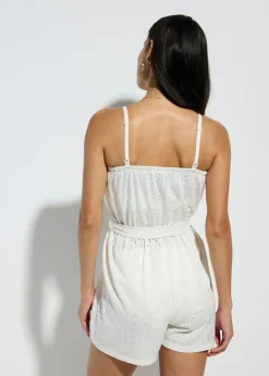 bonprix bonprix Mono de playa de ganchillo Blanco Sale