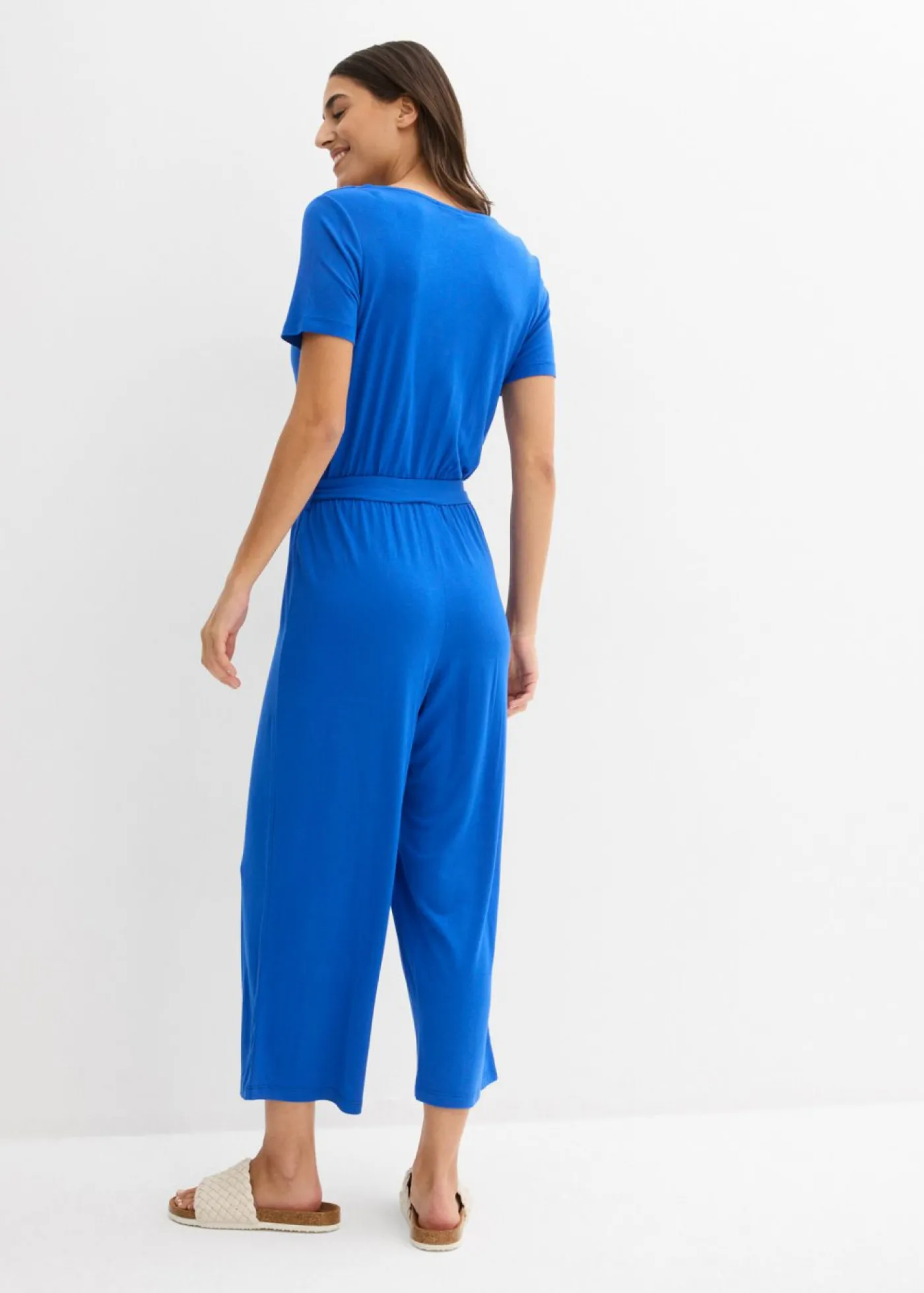 bonprix bonprix Mono de punto de mezcla de viscosa Azul ártico New