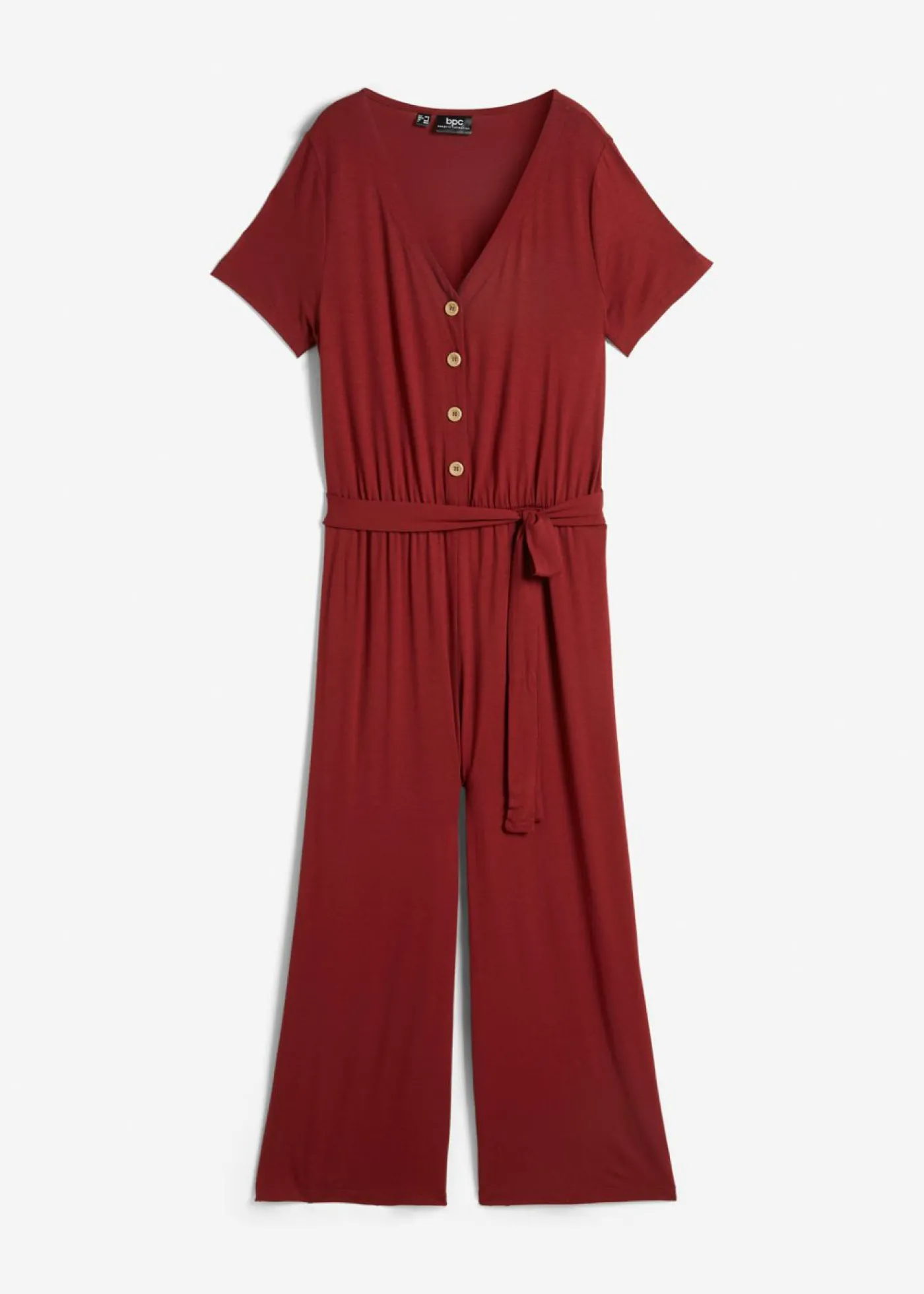bonprix bonprix Mono de punto de mezcla de viscosa rojo castaño Hot