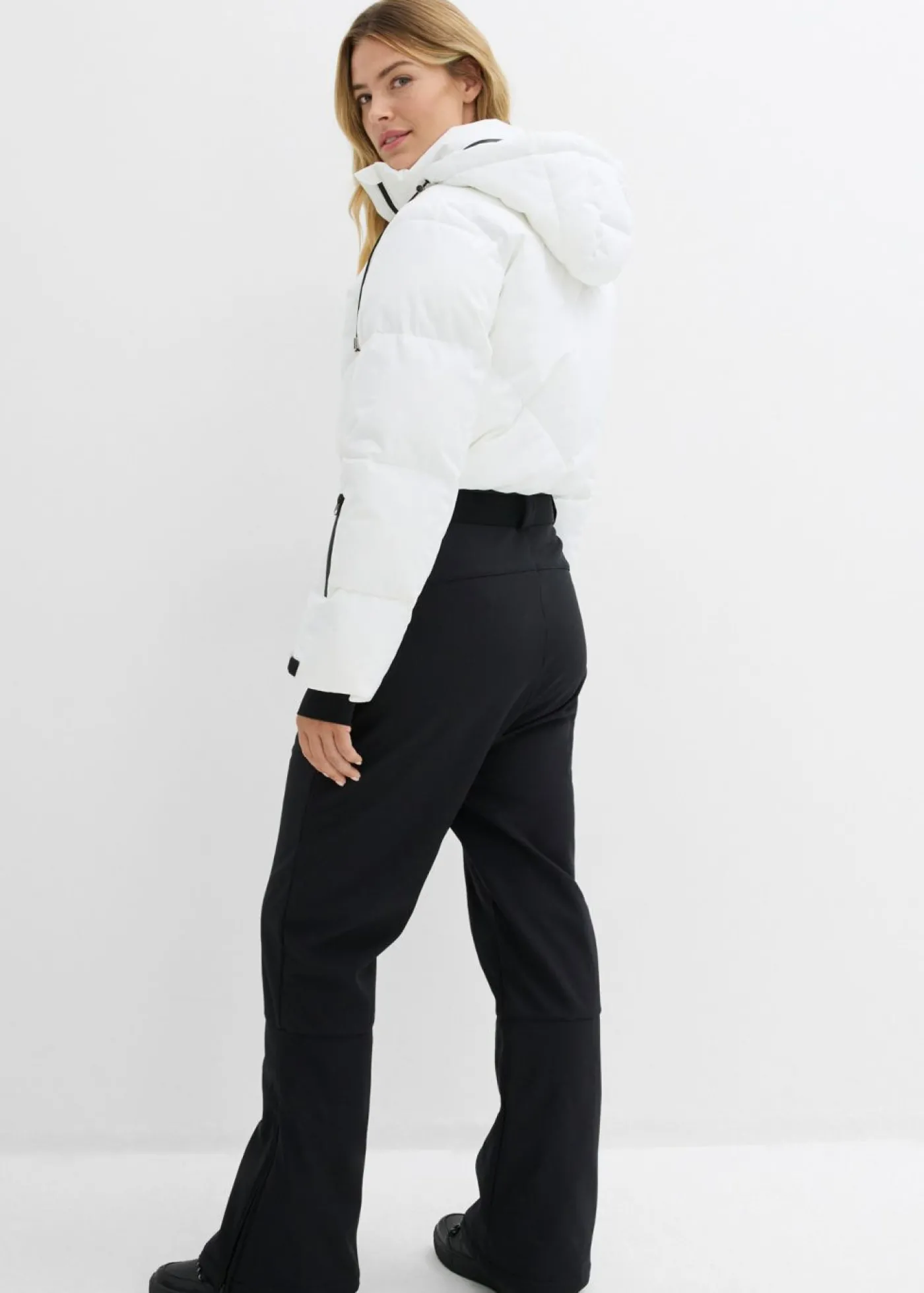 bonprix bonprix Mono funcional guateado e impermeable Blanco-negro Best