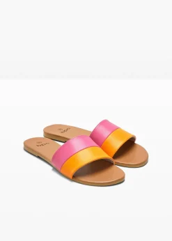 bonprix bonprix Mules naranja-rosa caliente Clearance