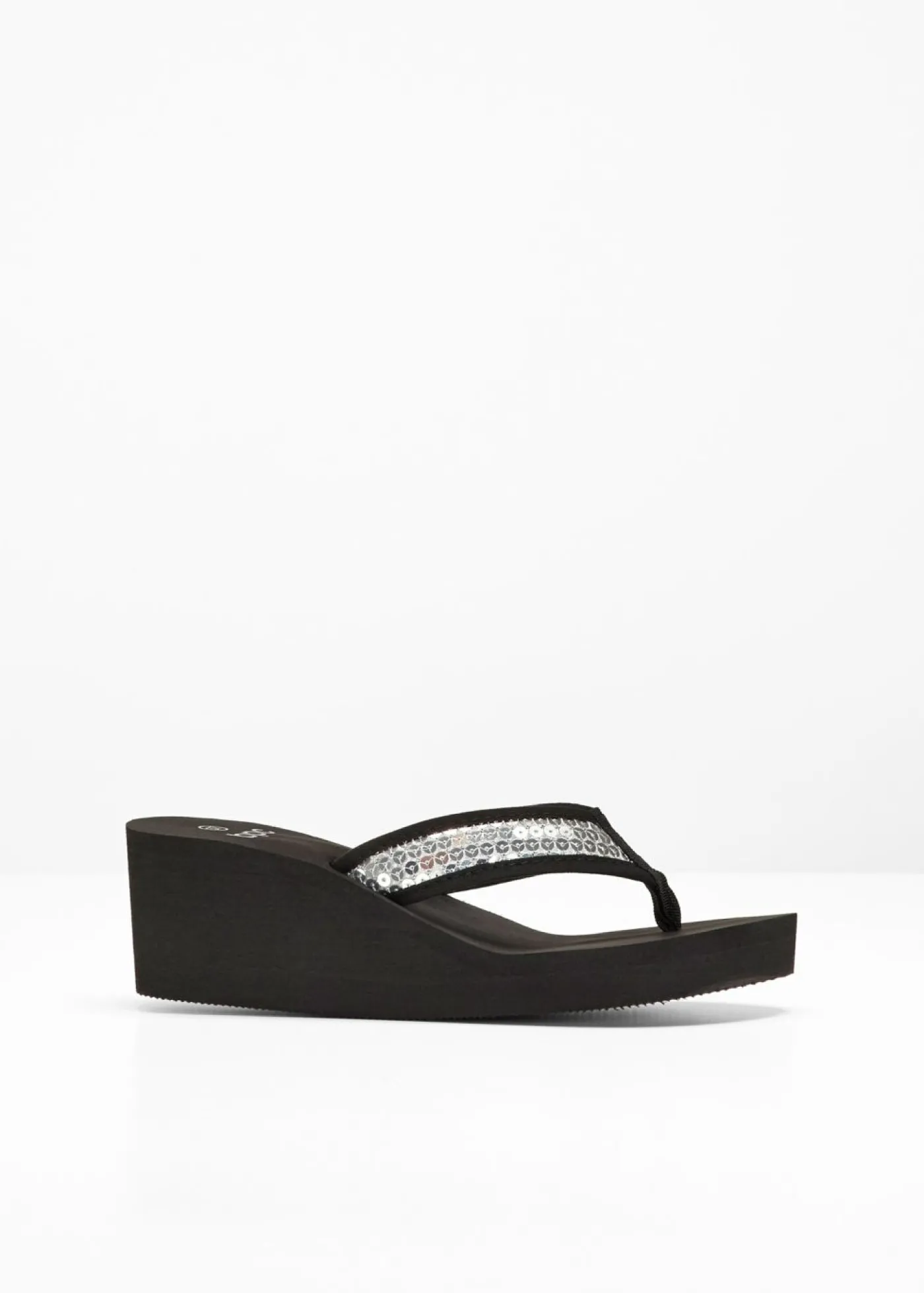 bonprix bonprix Mules de cuña Negro Online