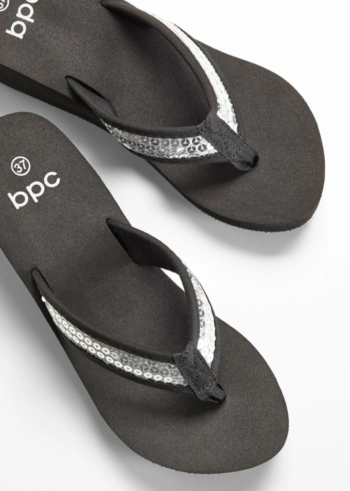 bonprix bonprix Mules de cuña Negro Online