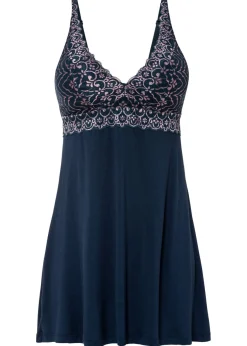bonprix bonprix Negligé Azul oscuro-rosa Sale