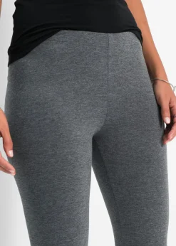 bonprix bonprix Pack de 2 leggings cropped Gris-negro Best
