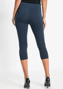bonprix bonprix Pack de 2 leggings cropped azul marino-turquesa