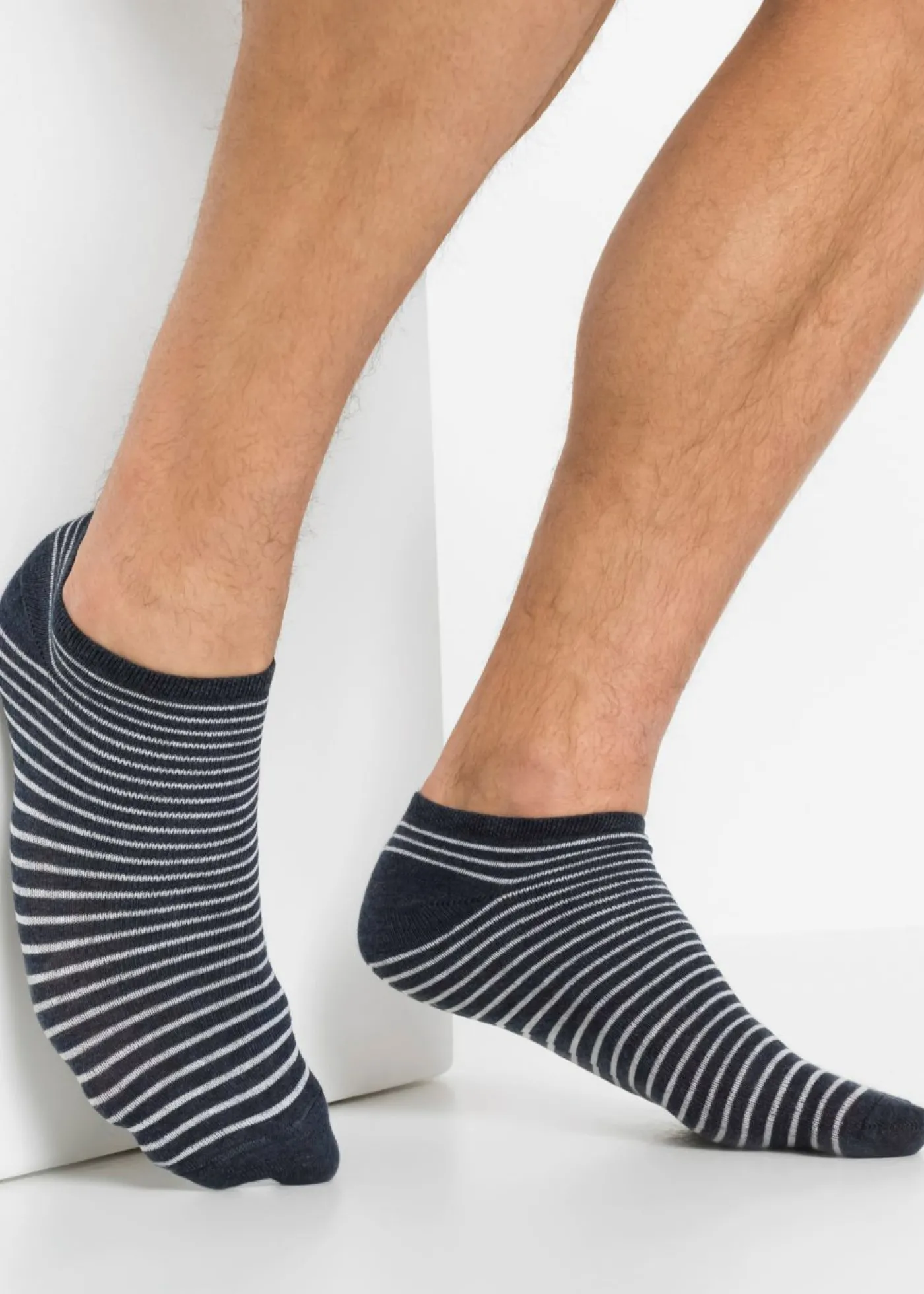 bonprix bonprix Pack de 8 pares de calcetines deportivos azul marino - azul - blanco moteado Hot