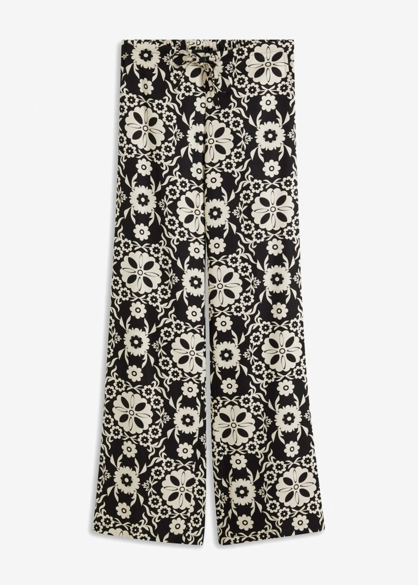 bonprix bonprix Pantalón Negro-gris guijarro Clearance