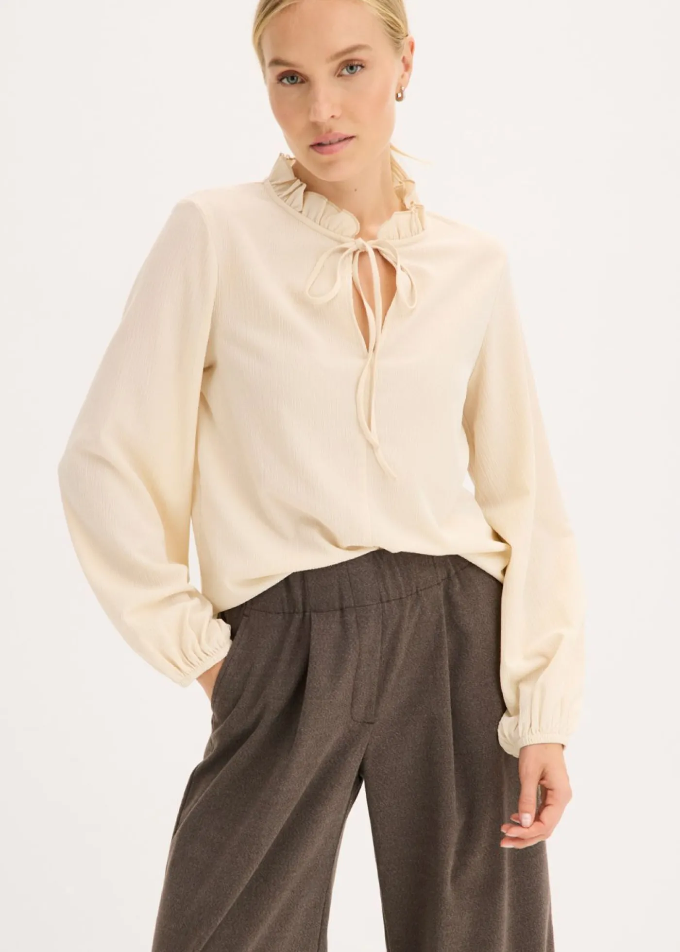 bonprix bonprix Pantalón marrón moteado Sale