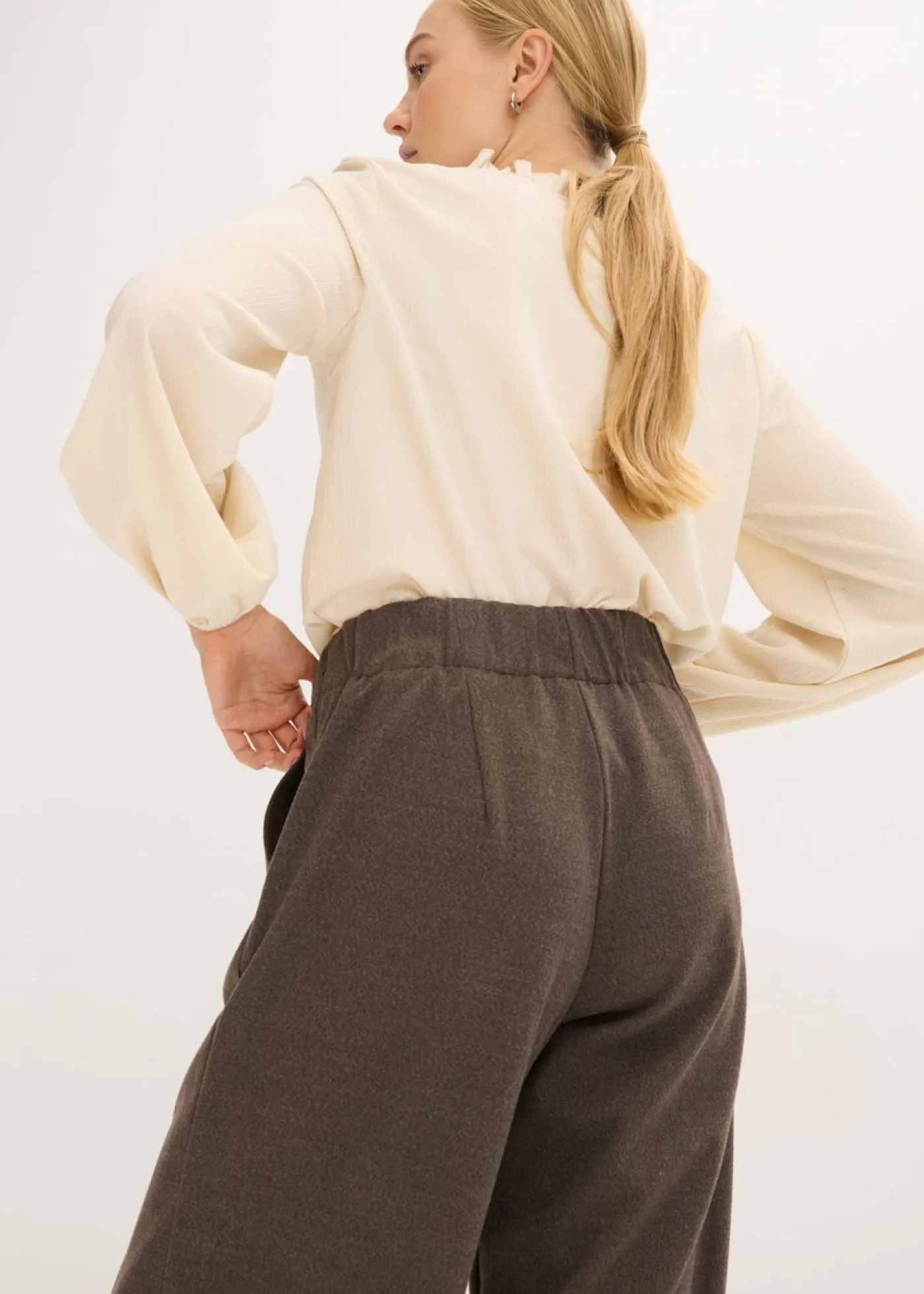 bonprix bonprix Pantalón marrón moteado Sale