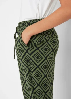 bonprix bonprix Pantalón 3/4 estampado musgo Best