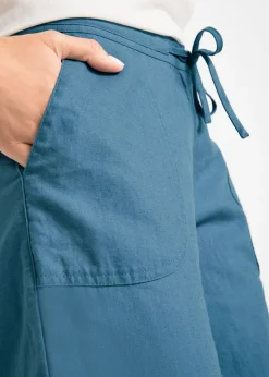 bonprix bonprix Pantalón ancho con lino Denim Best