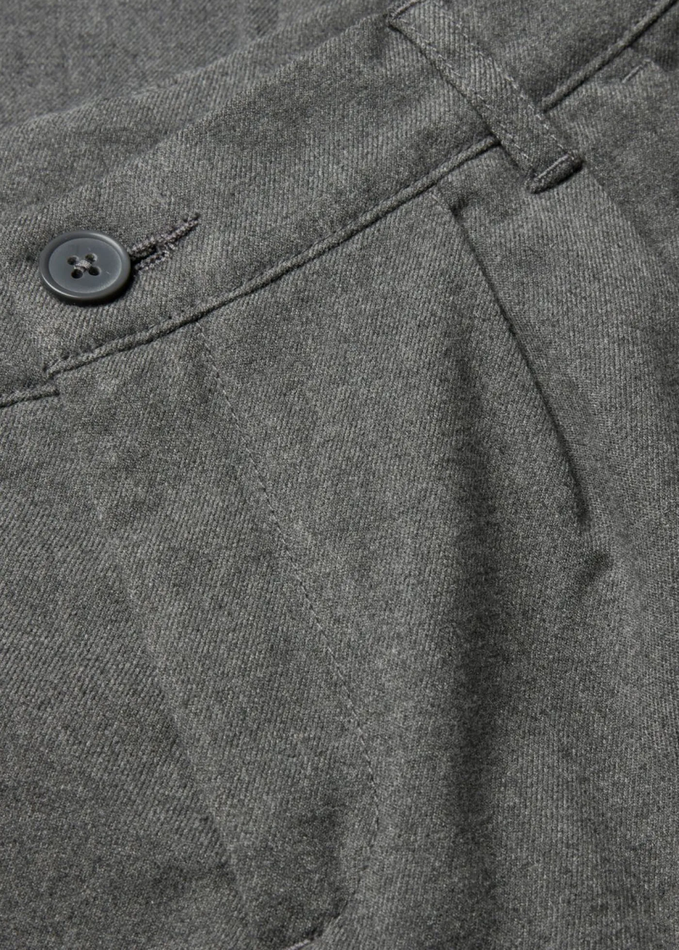 bonprix bonprix Pantalón ancho de pliegues Gris jaspeado