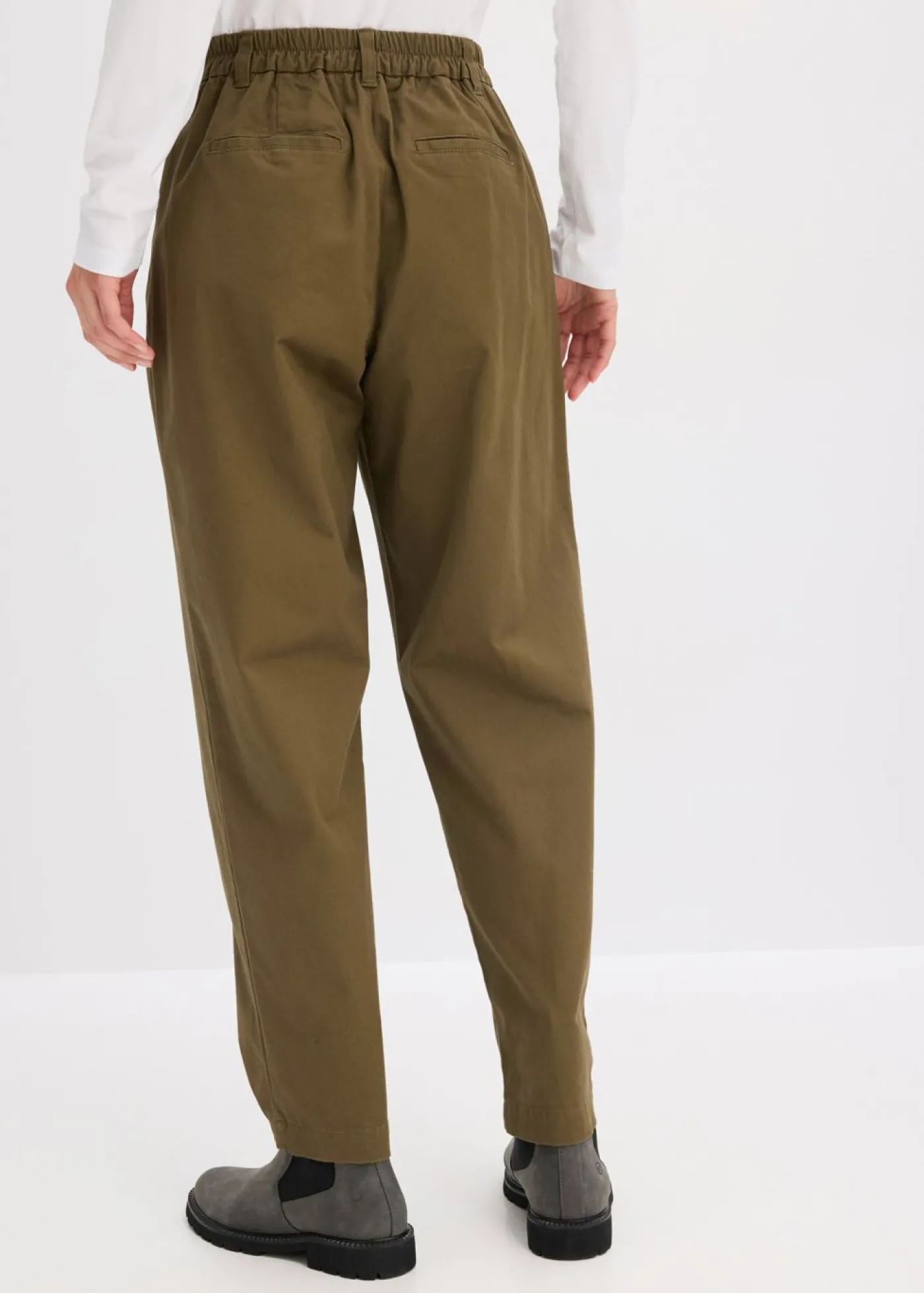 bonprix bonprix Pantalón barrel Oliva Sale