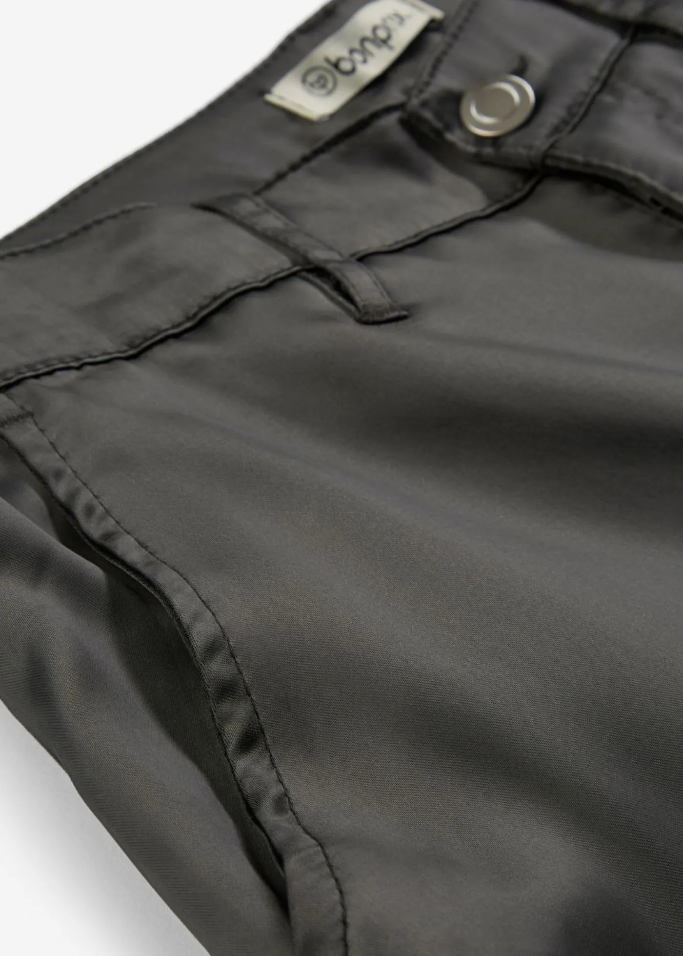bonprix bonprix Pantalón barrel con satén fluido antracita Hot