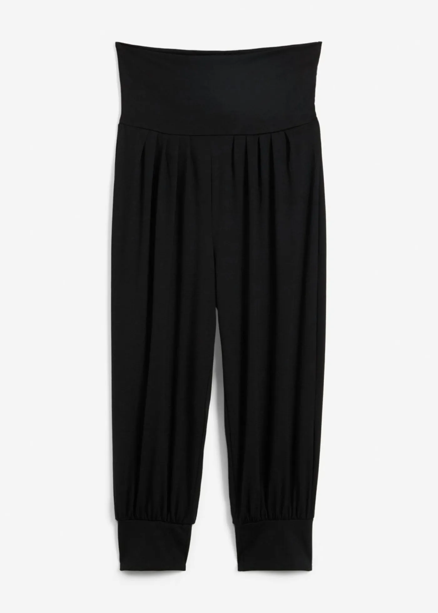 bonprix bonprix Pantalón bombacho con largo capri Negro New