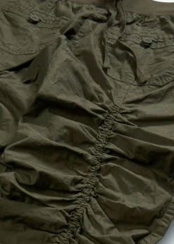 bonprix bonprix Pantalón capri de algodón puro Verde oliva