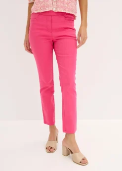 bonprix bonprix Pantalón capri sin cierre con elástico Pink lady Discount