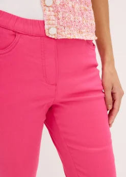 bonprix bonprix Pantalón capri sin cierre con elástico Pink lady Discount