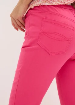 bonprix bonprix Pantalón capri sin cierre con elástico Pink lady Discount