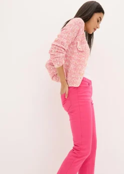 bonprix bonprix Pantalón capri sin cierre con elástico Pink lady Discount