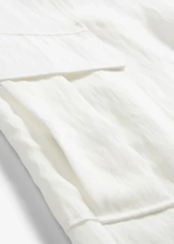 bonprix bonprix Pantalón cargo de mezcla de lyocell fluido Blanco lana New