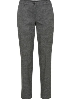 bonprix bonprix Pantalón chino de cuadros Negro-blanco de cuadros Sale