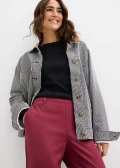 bonprix bonprix Pantalón chino de mezcla de viscosa rojo avellana Outlet