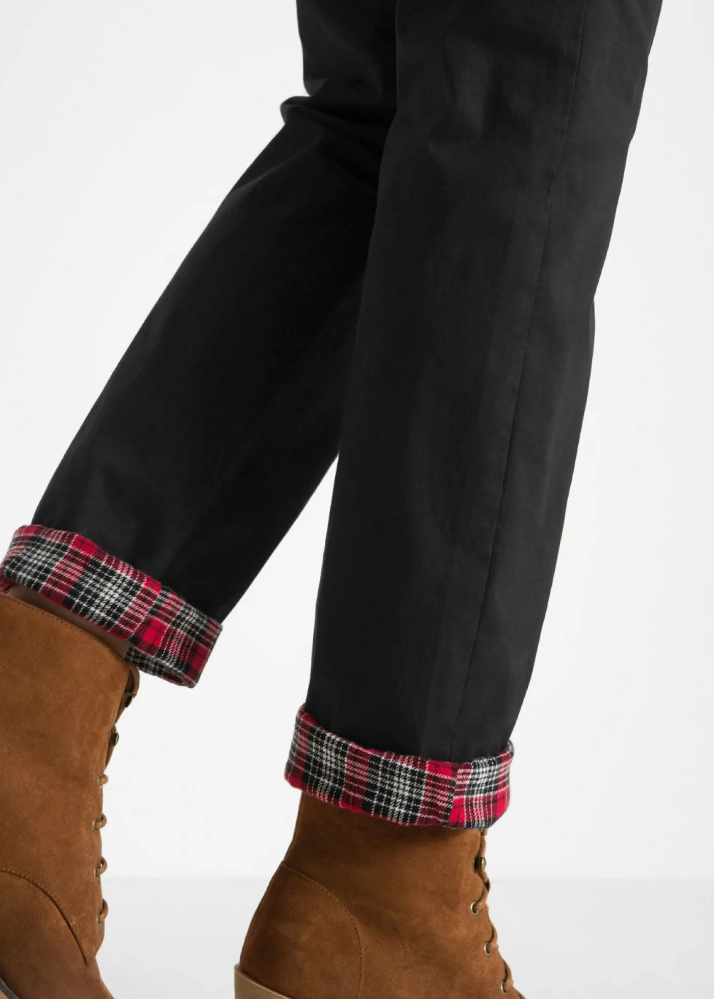 bonprix bonprix Pantalón chino térmico Negro Sale
