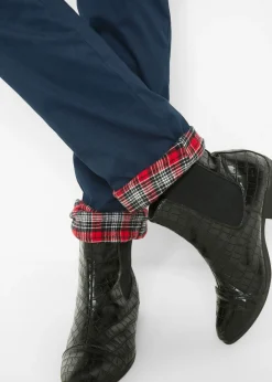 bonprix bonprix Pantalón chino térmico Azul oscuro New