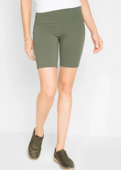 bonprix bonprix Pantalón ciclista (2 unidades) oliva - negro Clearance
