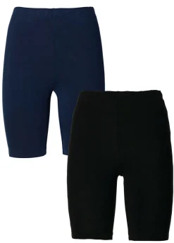 bonprix bonprix Pantalón ciclista (2 unidades) Azul marino-negro New
