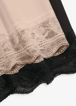 bonprix bonprix Pantalón ciclista antirrozaduras de material transpirable (2 unidades) Negro + beige tiza Online