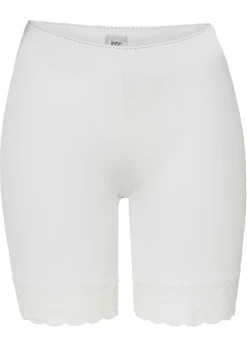 bonprix bonprix Pantalón ciclista antirrozaduras de material transpirable Blanco Outlet