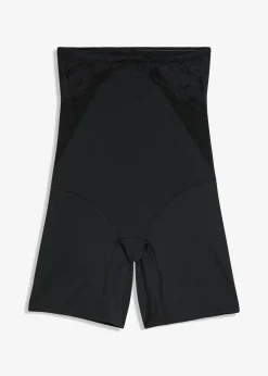 bonprix bonprix Pantalón ciclista de talle alto con efecto moldeador medio Negro Sale