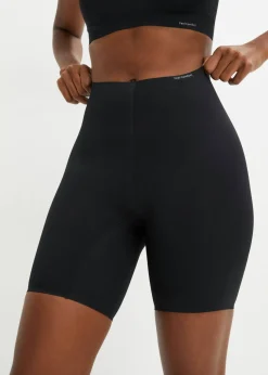bonprix bonprix Pantalón ciclista Feel Comfort con corte láser Negro New