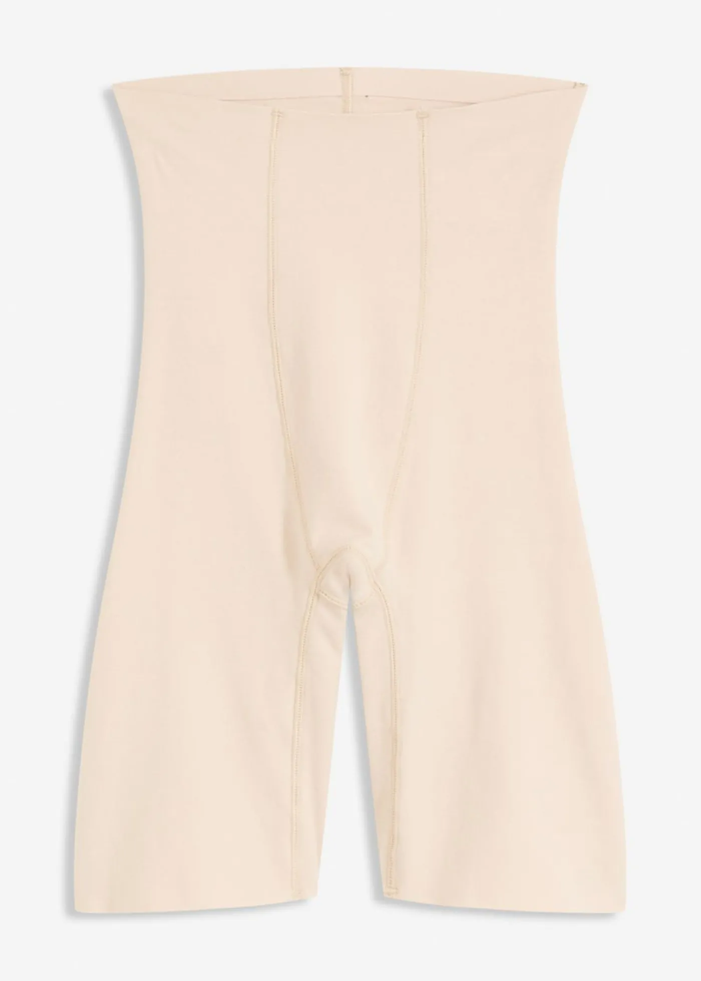 bonprix bonprix Pantalón ciclista moldeador invisible de algodón Beige tiza