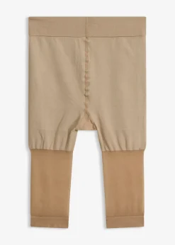 bonprix bonprix Pantalón ciclista moldeador antirrozaduras de 30 den Beige claro Online