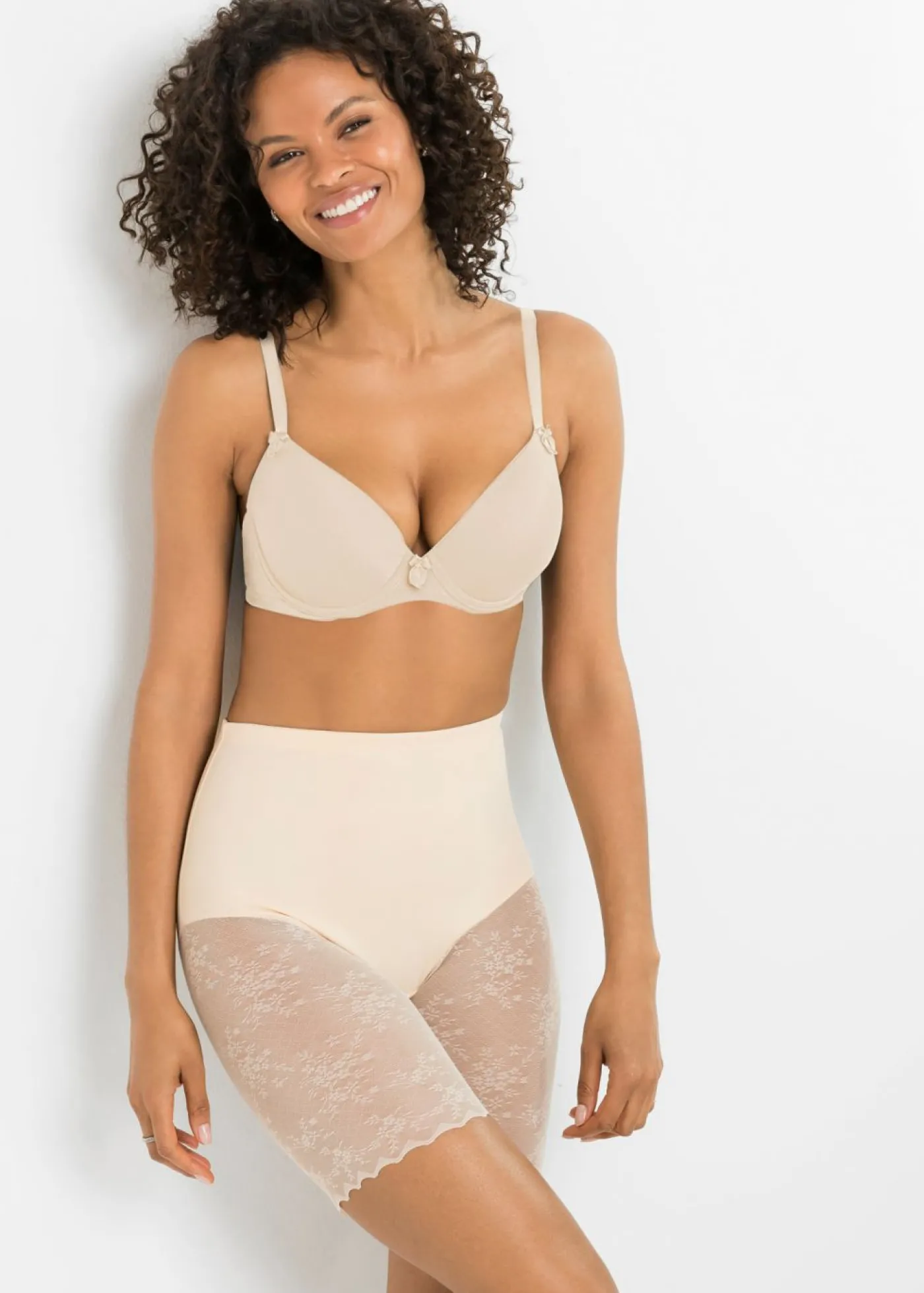 bonprix bonprix Pantalón con efecto moldeador medio Maquillaje Clearance