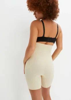 bonprix bonprix Pantalón con efecto moldeador medio Beige-arena Online