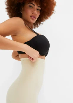 bonprix bonprix Pantalón con efecto moldeador medio Beige-arena Online