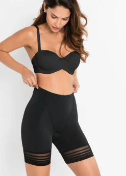 bonprix bonprix Pantalón con efecto moldeador medio Negro Clearance