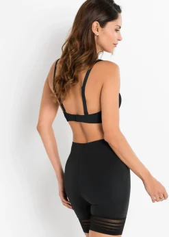 bonprix bonprix Pantalón con efecto moldeador medio Negro Clearance